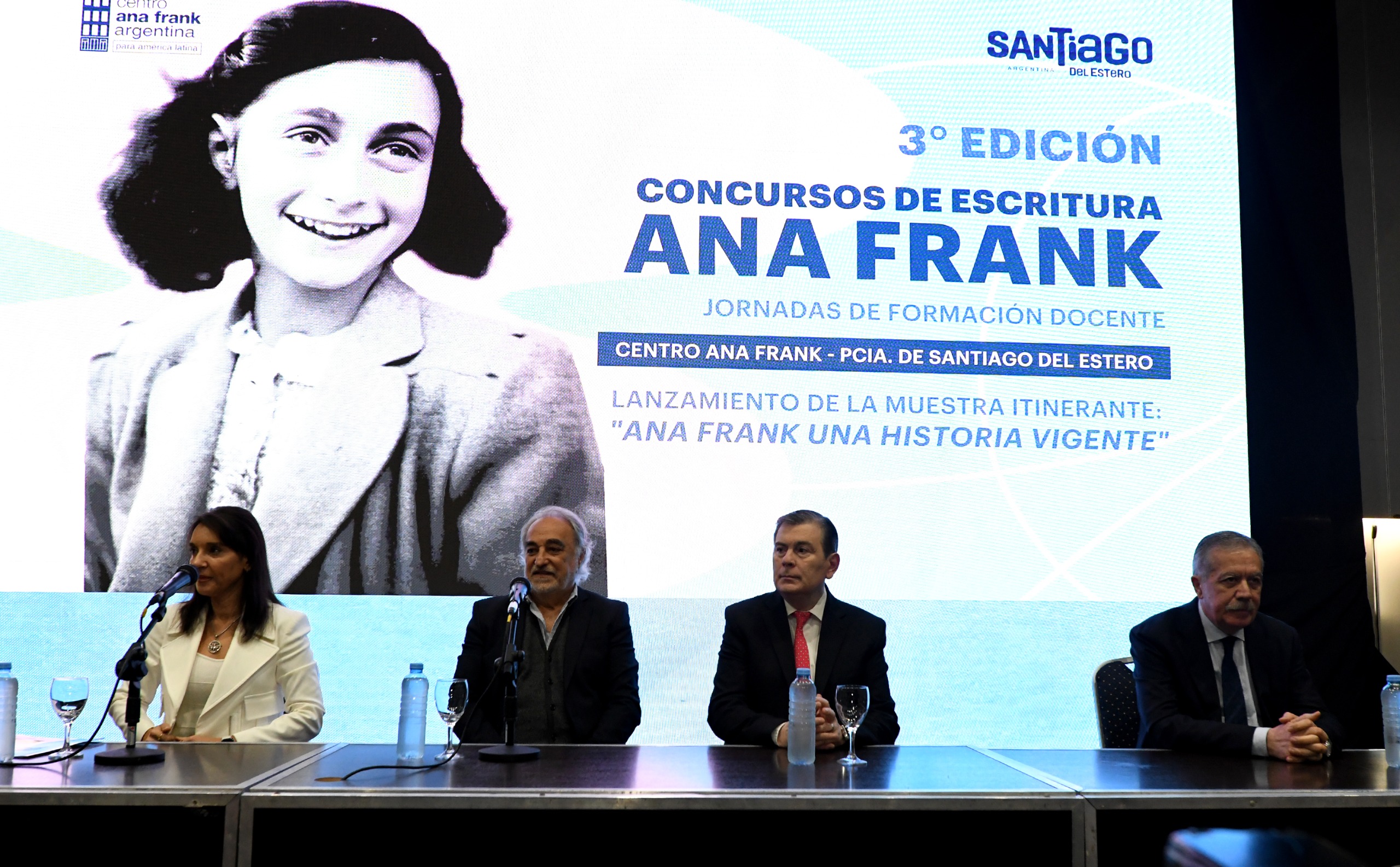 SANTIAGO ESTERO: El Gobernador participó del acto de apertura de la  3° Edición de Concurso de “Ana Frank a nuestros días”